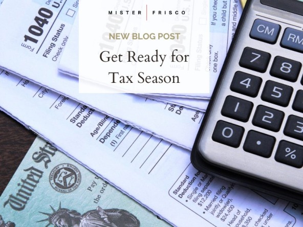 Get Ready for Tax Season - calculator with tax forms