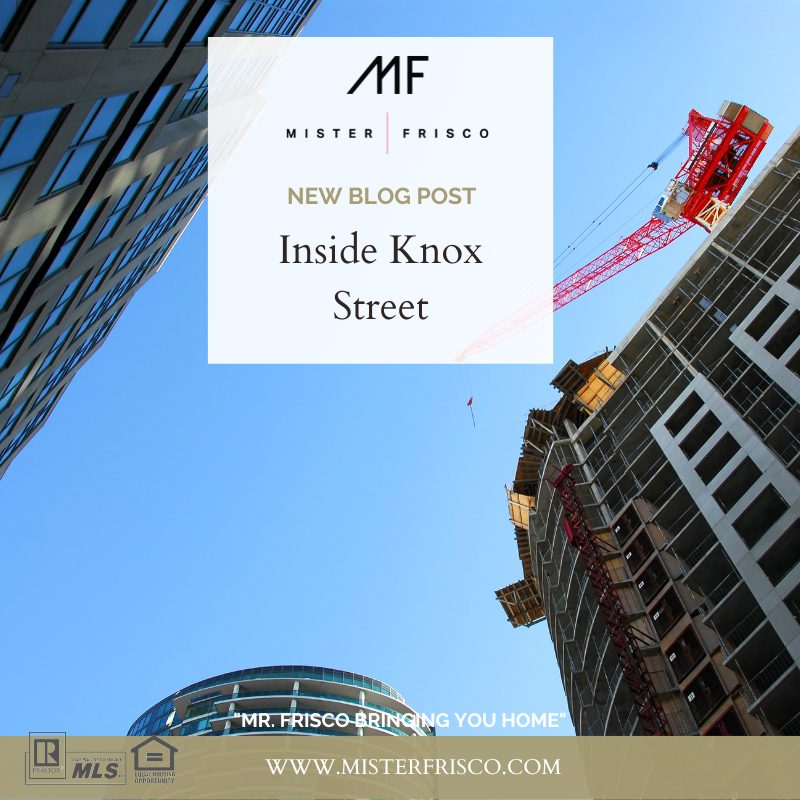 Inside Knox Street - high rise building